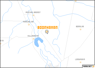 map of Boorhaman