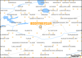 map of Boornbergum