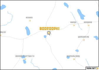 map of Booroopki