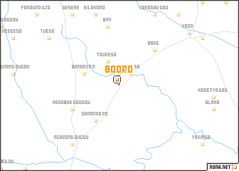 map of Booro