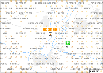 map of Boorsem