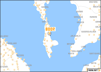 map of Boor