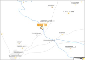 map of Booth