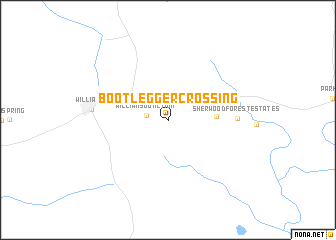 map of Bootlegger Crossing