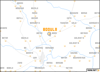 map of Booula