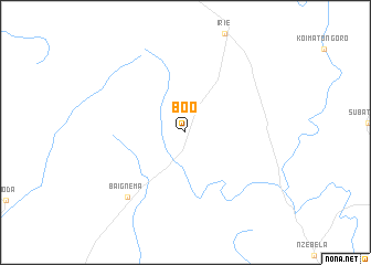 map of Bôo
