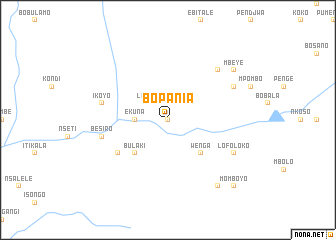 map of Bopania