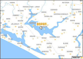 map of Bopan