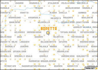 map of Bopetta