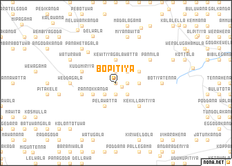 map of Bopitiya