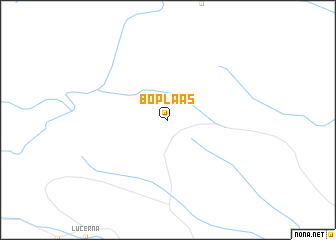 map of Boplaas