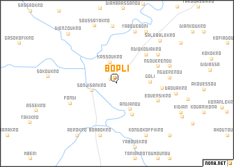 map of Bopli