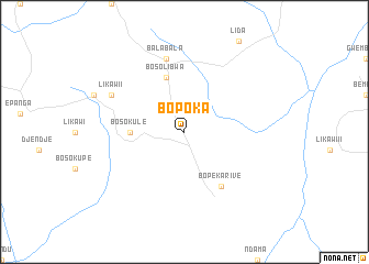 map of Bopoka