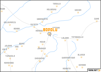 map of Bopolu