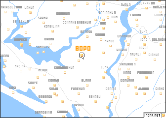 map of Bopo