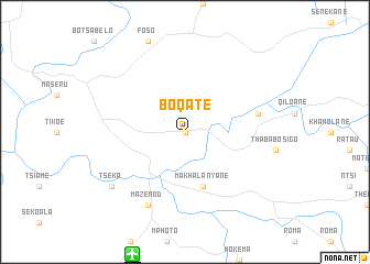 map of Boqate