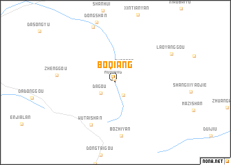 map of Boqiang