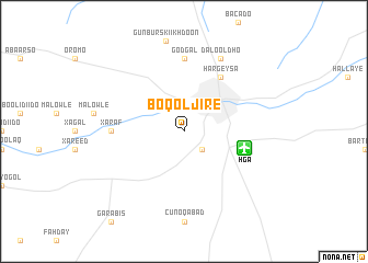 map of Boqol Jire