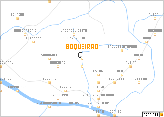 map of Boqueirão