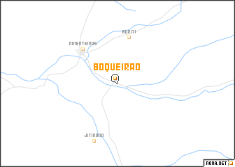 map of Boqueirão