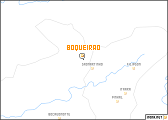 map of Boqueirão