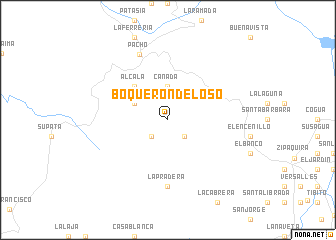 map of Boquerón del Oso