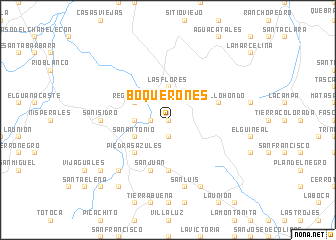 map of Boquerones