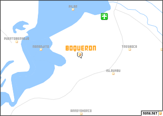 map of Boquerón