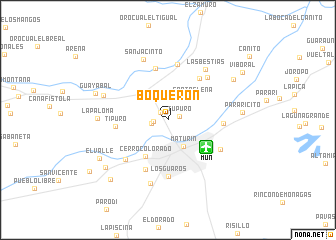 map of Boquerón