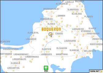 map of Boquerón