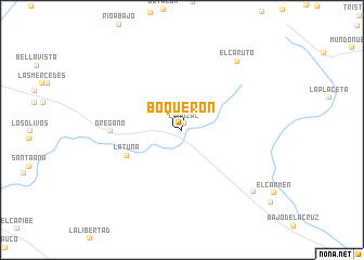 map of Boquerón