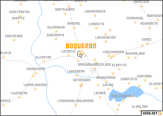 map of Boquerón