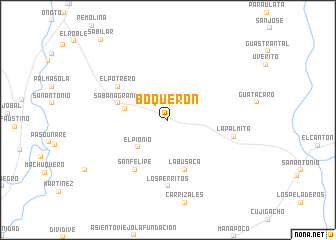 map of Boquerón