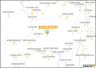 map of Boquerón