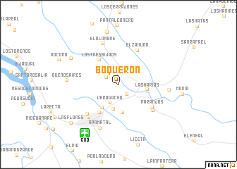map of Boquerón