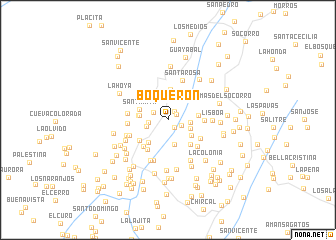 map of Boquerón