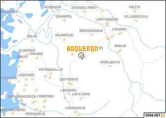 map of Boquerón