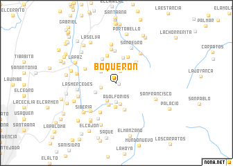 map of Boquerón