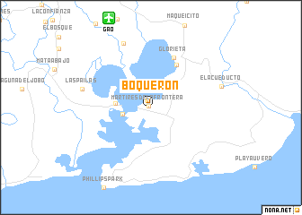 map of Boquerón