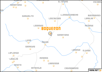 map of Boquerón