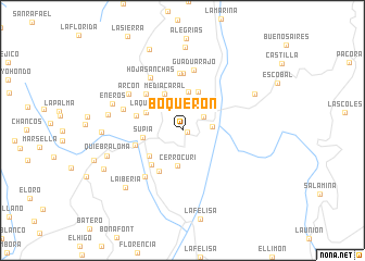 map of Boquerón