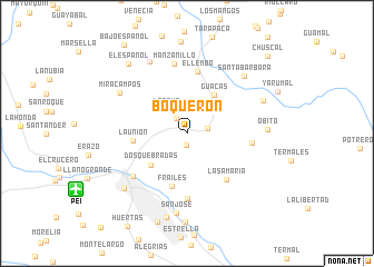 map of Boquerón