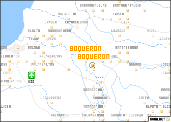 map of Boquerón