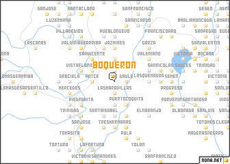 map of Boquerón