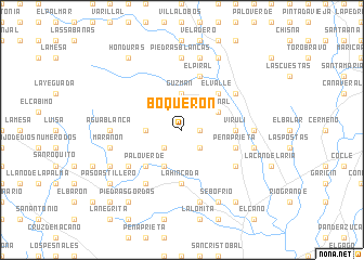 map of Boquerón