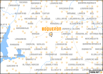 map of Boquerón