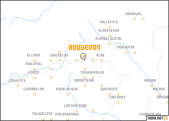 map of Boquerón