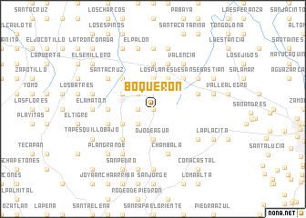 map of Boquerón