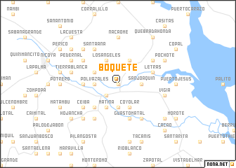 map of Boquete