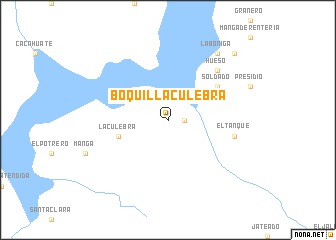 map of Boquilla Culebra